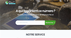 Desktop Screenshot of numero-de-portable.com