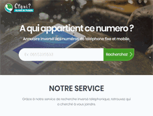 Tablet Screenshot of numero-de-portable.com